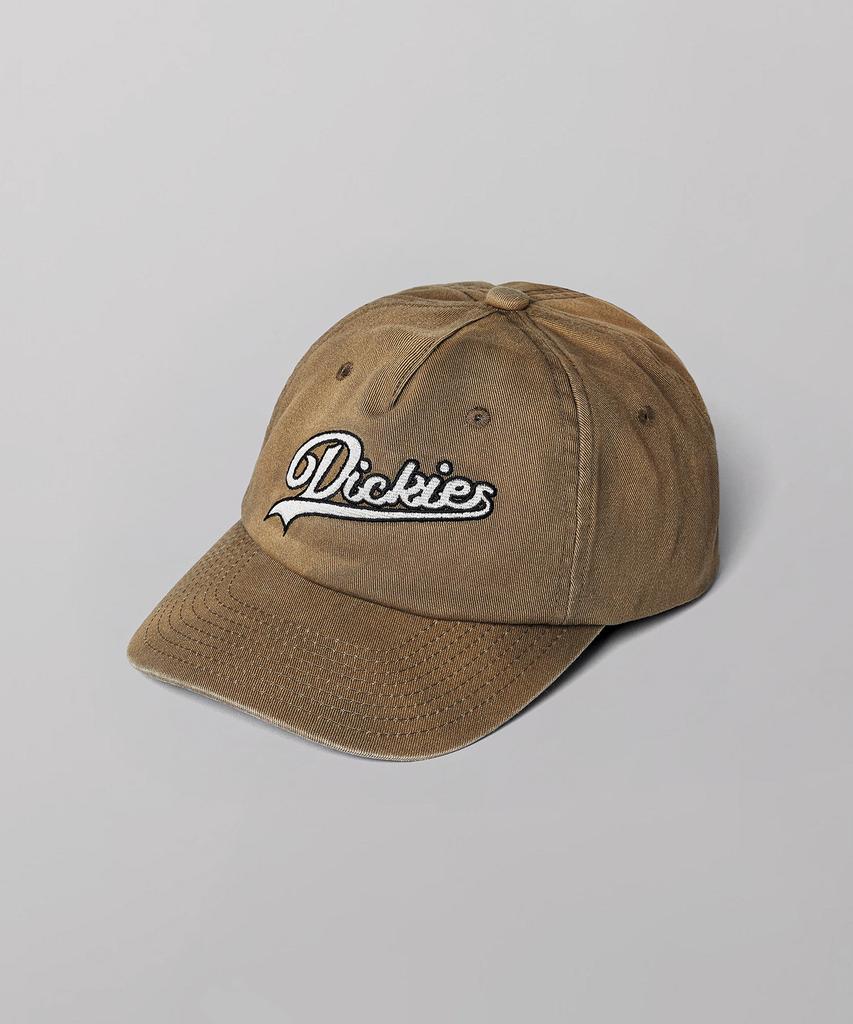 Dickies Washed Script Ball Cap Khaki Beige