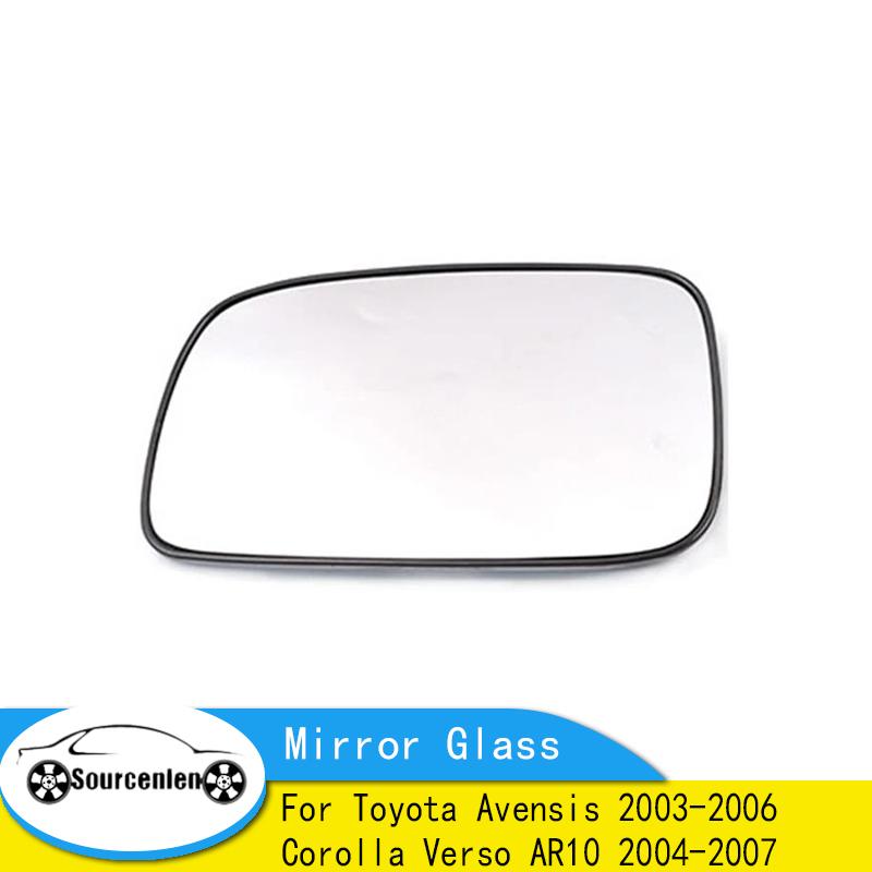 Sticlă Oglindă Laterală Convexă Auto Pentru Toyota Avensis 2003-2006 Corolla Verso AR10 2004-2007