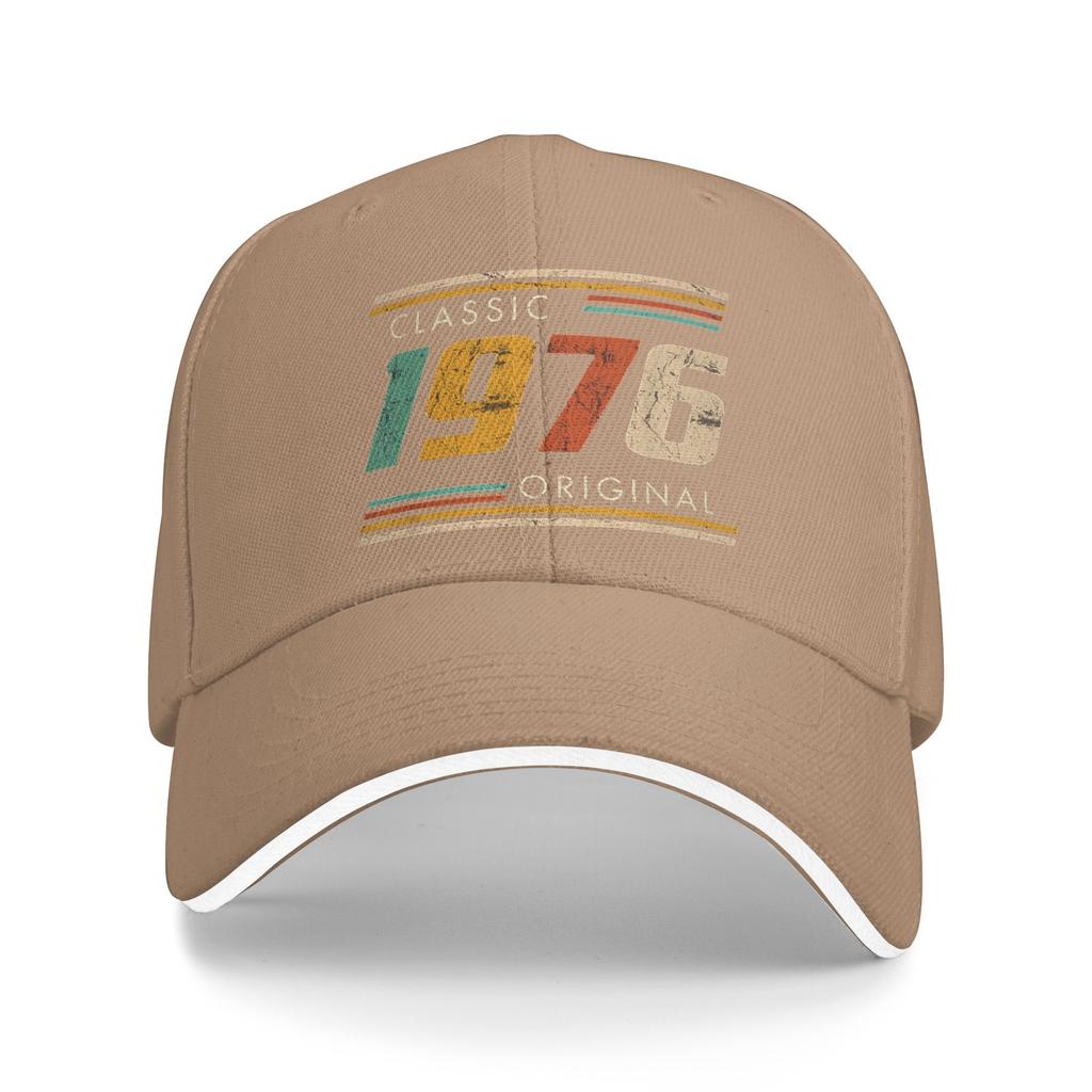 50th Birthday Classic 1976 Original Casual Baseball Cap Hiking Trucker Hat Summer SunProof Unisex Men Streetwear Baseball Caps