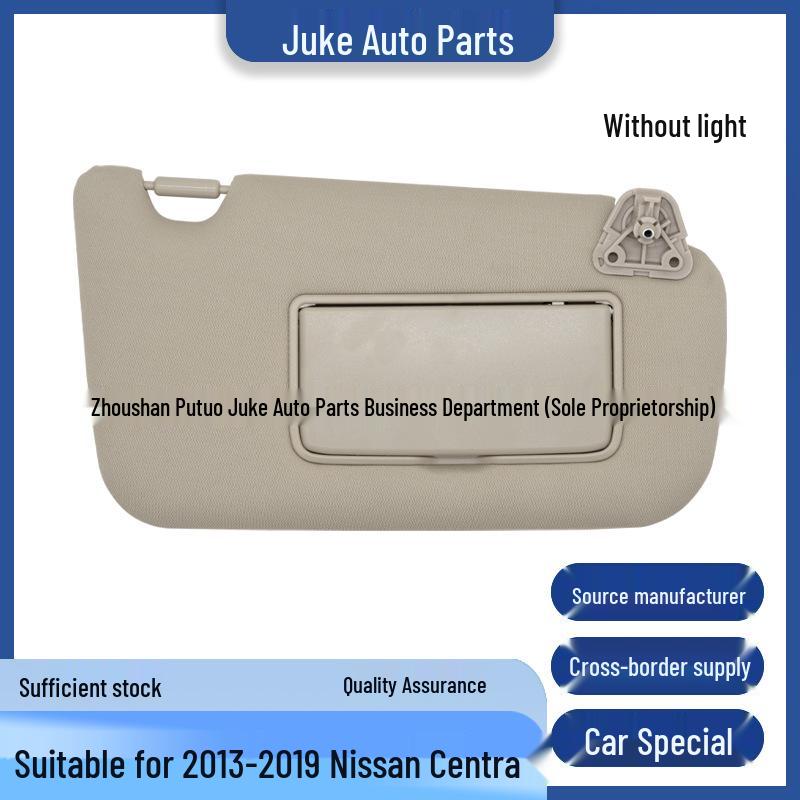 Beige Right Side Wireless Sun Visor for 2013-2019 Nissan Sentra 96400-3SG8A