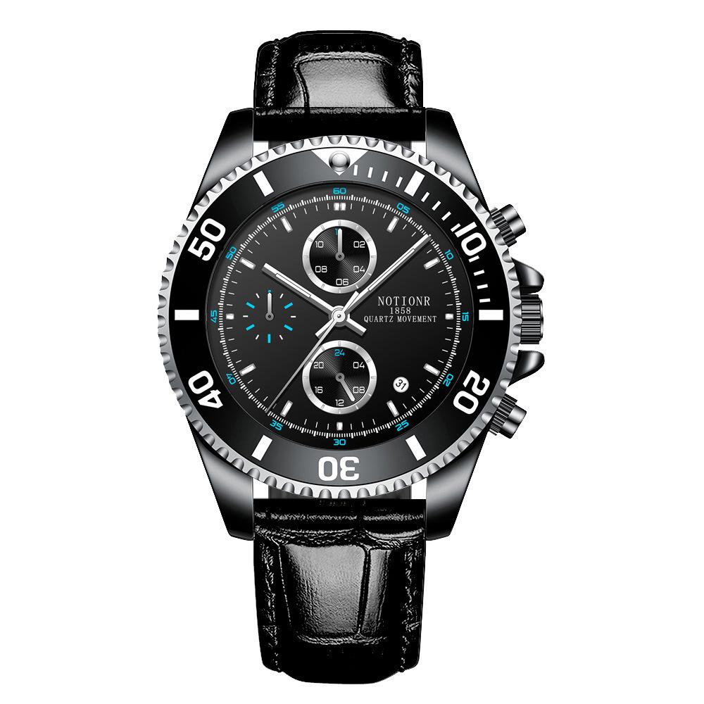 Conceptor Green Water Ghost Men S Watch Fashion Steel Strap Quartz Waterproof Luminous Calendar