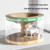 Double Layer Wear-Resistant Cat Scratching Board Transparent Tunnel Integrated Sofa Anti-Cat Scratch Cat Toy No Shedding