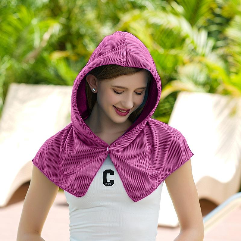 2026 Summer New Arrival Cooling Beach Shawl Sun Protection Breathable Uv Protection Sun Hat