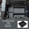 Suitable for Toyota 2022 Tundra Center Console Storage Box Tundra Dashboard Storage Box Partition Organizer