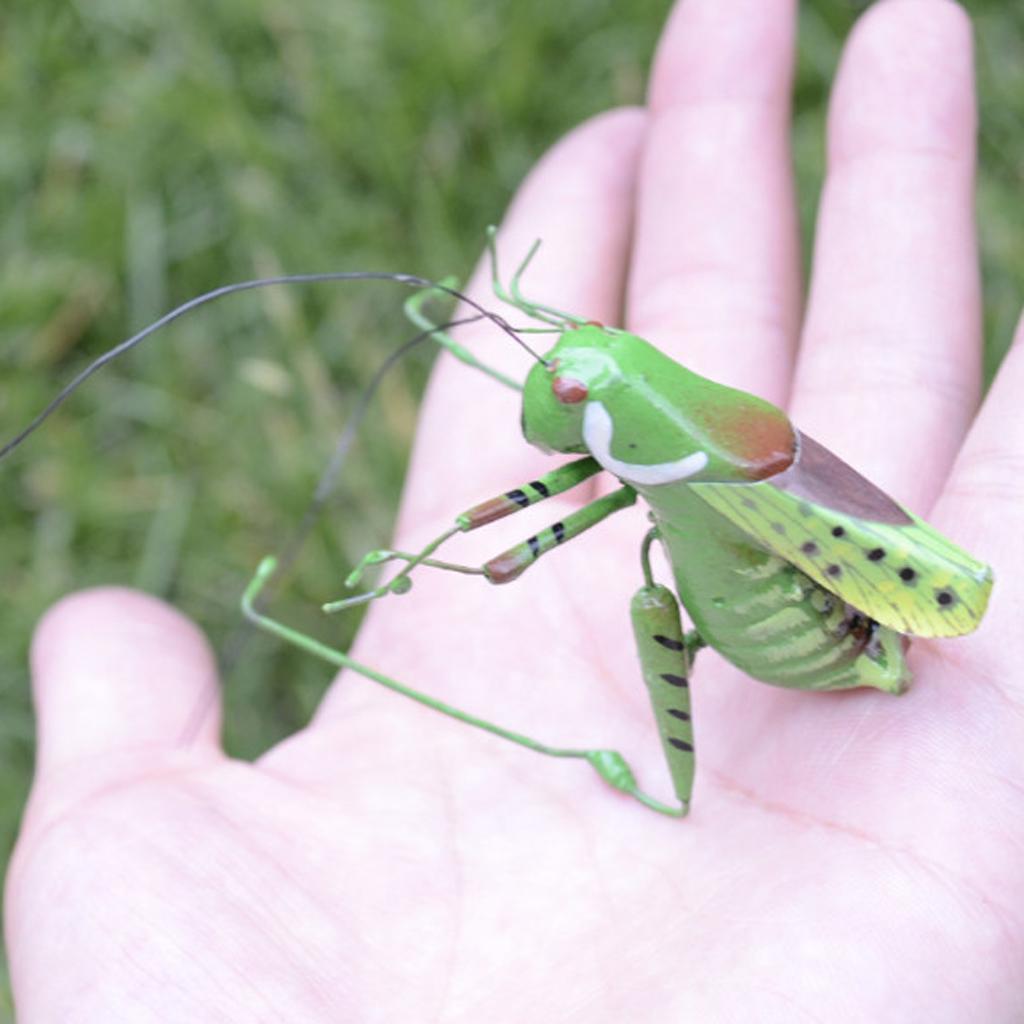 True To Nature Insect Ornament Fridge Magnet Animal Display Outdoor Patio Animal Miniature Garden Ornament Decor Toy Craft Gift