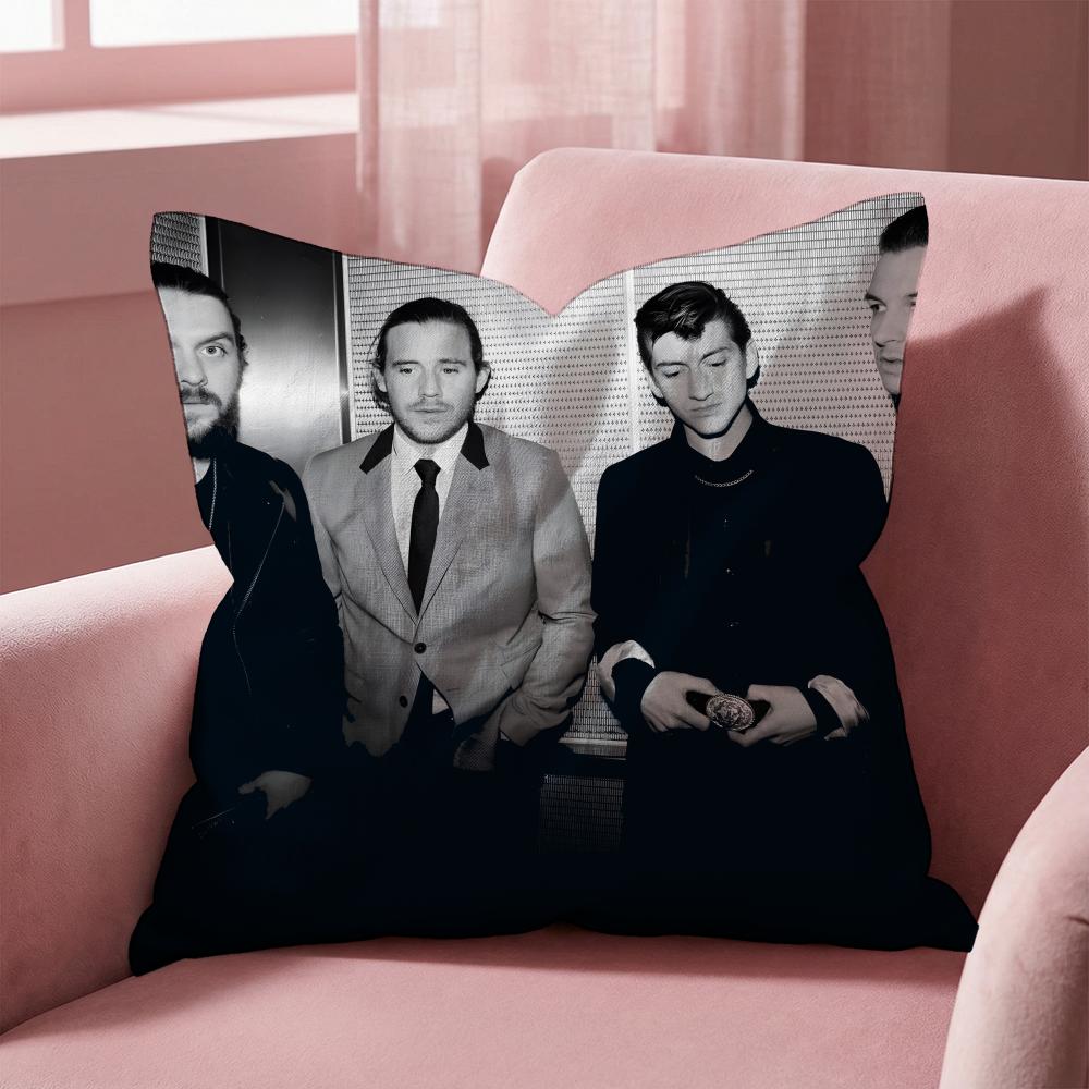 R-Rockové kapely A-Arctic Monkeys Povlak na polštář Víceúčelový povlak na polštář pro domácnost a auto - Oboustranný, měkký a odolný pro každodenní použití