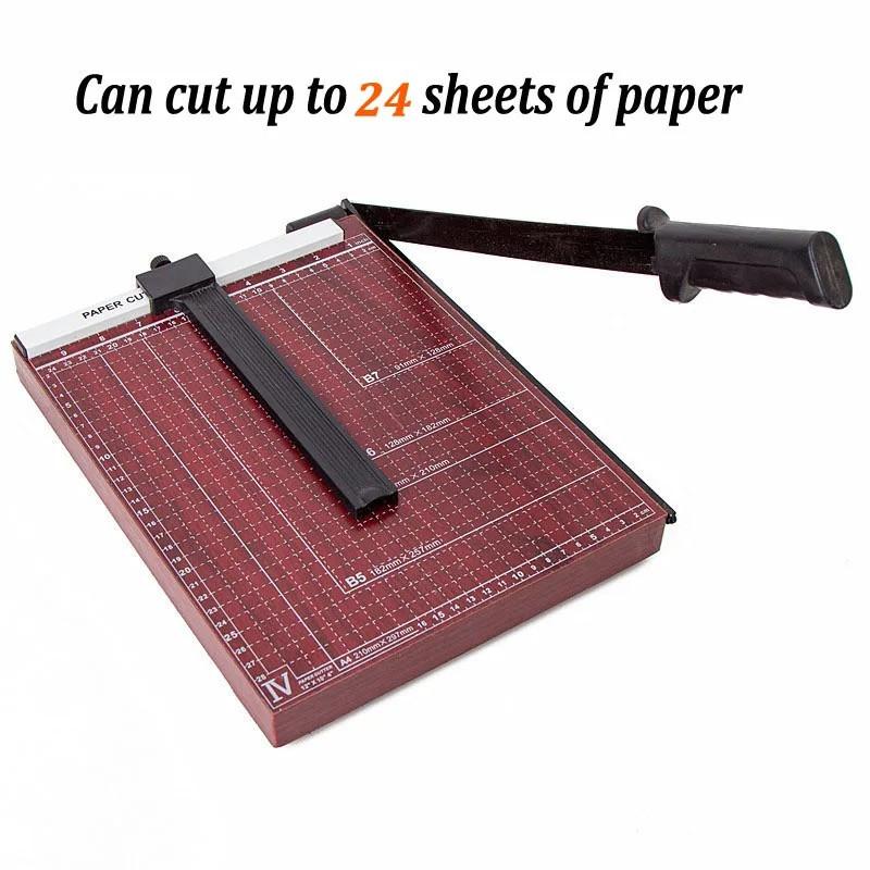 A3 / B4 (Big) Paper Cutter Trimmer Guillotine Ruler Precision Photo Trimmers Cutter Industrial Grade Wooden Paper Cutter
