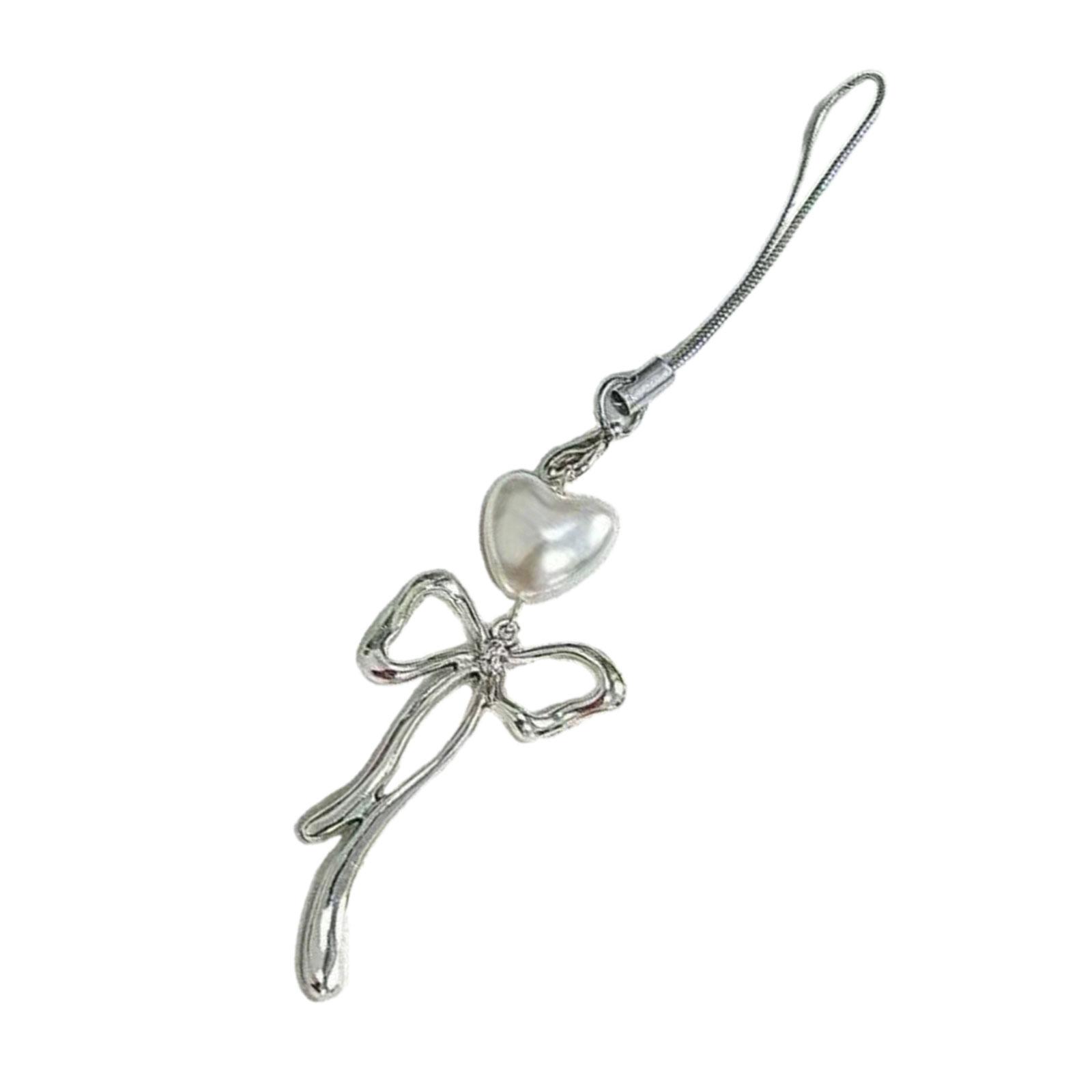 

Романтика Любовь Бантик Брелок Прочный Брелок Любовь Сердце Шарм Подвеска для Украшения Сумок Ручной Работы Аксессуар Подарок 2