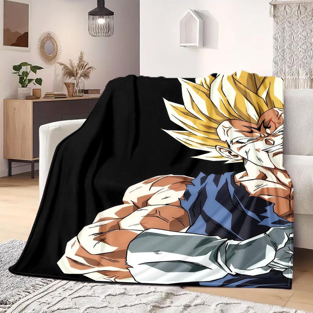 Vegeta Print Blanket Warm Comfortable Flannel Blanket Suitable for Bedrooms,Sofas, Beds,Chairs,Travel -QIAO149