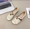 Shoes for Woman 2025 Kawaii Round Toe Flat Women's Summer Footwear Flats Moccasins Cute Chic Point Vacation Elegant Comfortable