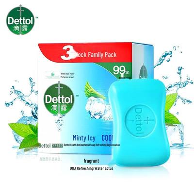 Mint Ice Cool Antibacterial Bar Soap, 3-Pack