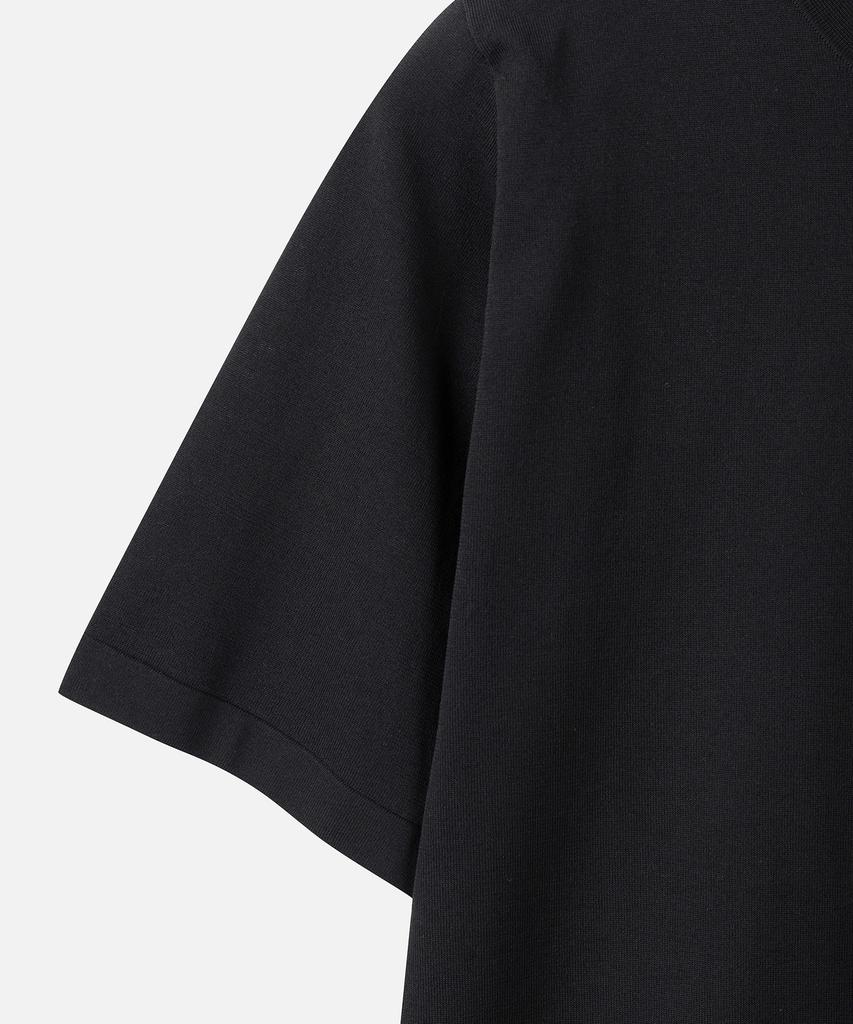 247Silijeu Lunalite 16Gg Half Knit Top Black
