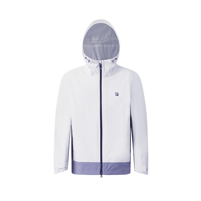 FILA Fitness Breathable Shell Three-In-One Detachable Minimalist Casual Sports Outdoor Hooded Waterproof Windproof Durable Warm Jacket A51U541704F-PU