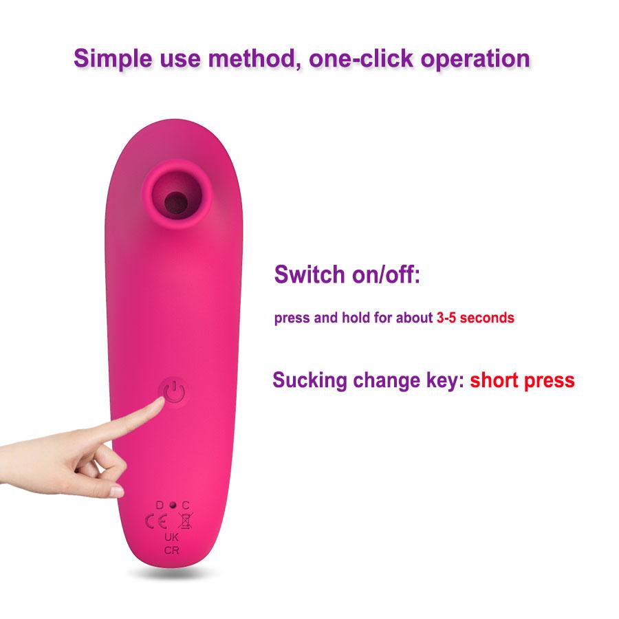 Sucking Vibrator Oral Clit Licking Sex Toy for Women Sucker Toys Nipple Clitoris Stimulate Pussy Vaginal Female Masturbation