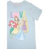 Disney Mädchen lieben Prinzessin AOP Kurzarm-Langpyjama-Set