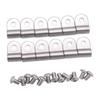 12 Stück 3/16" Bremskraftstoffleitungs-Klemme Bremsleitungs-Halter Multifunktional Professionell Kompatibel mit 12 Schraubzubehör