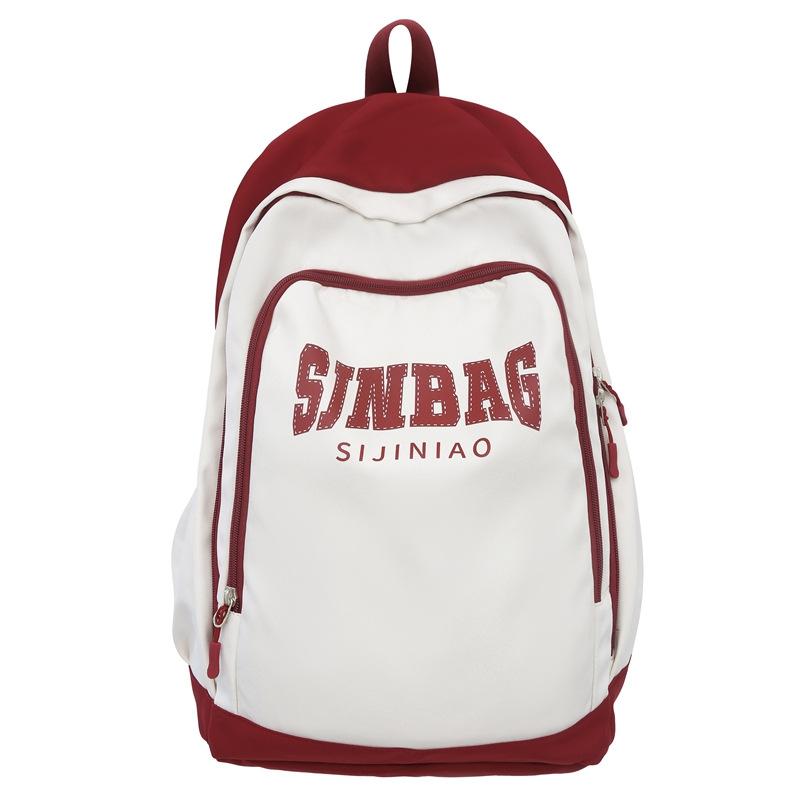 Schoolbag New Backpack High Quality Wholesale Backpack for Middle and High School Students College Student Casual Backpack Female ins College Style