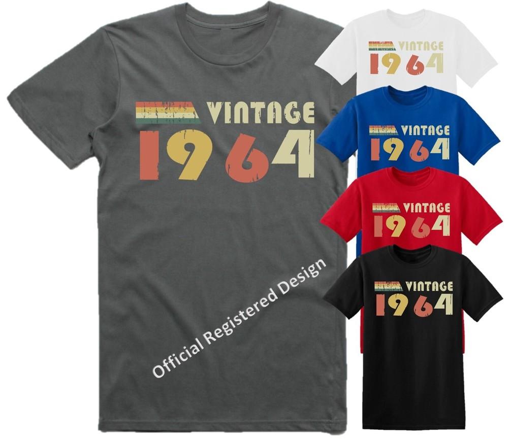 

59th Birthday T-Shirt Gift Vintage 59 Years Old Born In 1964 Funny Top T Shirt 4XL