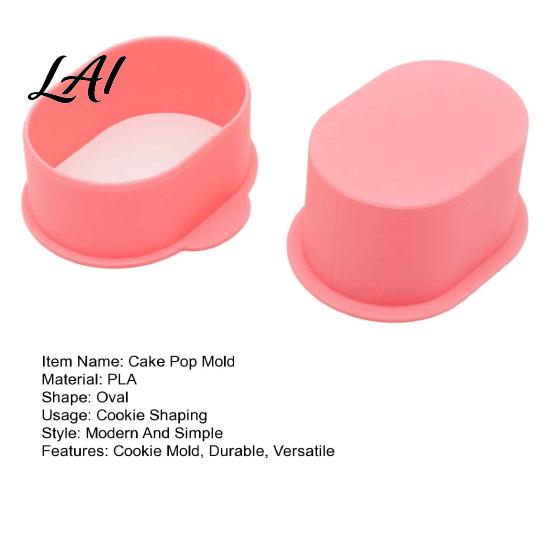 Reusable Baking Molds Cake Pop Mold Set DIY Oval Shape Molds Durable Dessert Making Supplies PLA Tools for Birthday Parties And Weddings Cookie