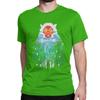 Vintage River Flows In You T Shirt For Men Pure Cotton T Shirts Princess Mononoke Ghibli