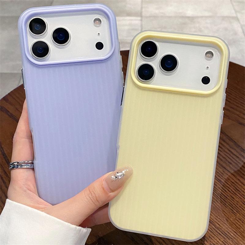 2-in-1 Candy Color iPhone 17 Case for Apple 12/15/16 Pro, 13/14 with Large Camera Cutout