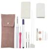 Punching Needle Set for Beginner Includes Embroidery Fabric Adjustable Embroidery Pen Needle Scissors and Threader
