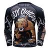 Fight Workout Mma Men'S Long Sleeve MMA Compression T-Shirt Men Boxing Rashguard Blank Bjj Rash Guard Sportswear Tees