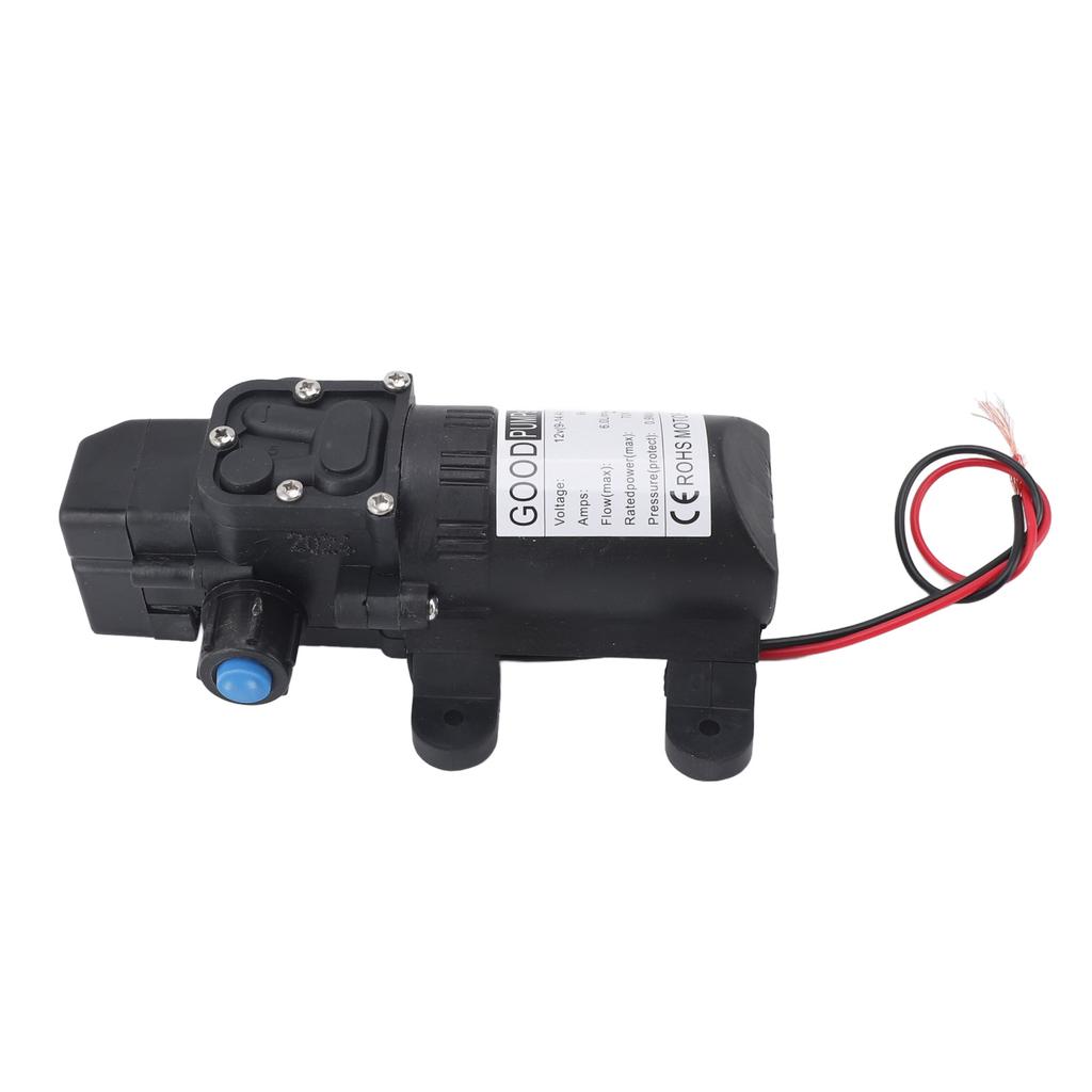 12V Membranpump Automatisk Avstängning Mini Smart Elektrisk Membranpump för Tryck Biltvätt
