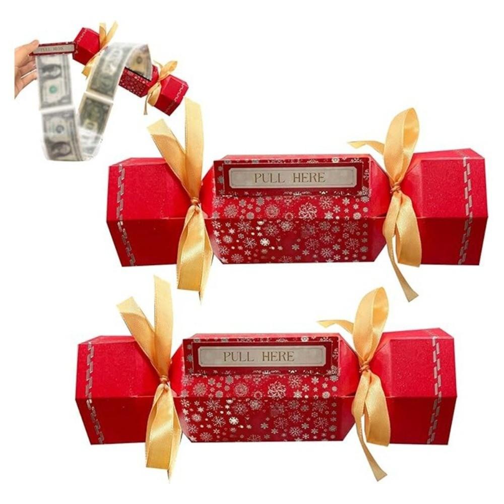 Transparent Envelops Christmas Money Box Funny Christmas Money Holders Candy Box  Kids Adults