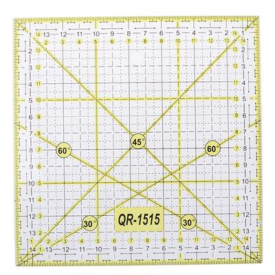 DIY šicí quiltovací nástroj Square Patchwork šicí pravítko Řezací šicí stroj