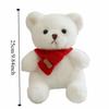 Cartoon Scarf Bear Soft Pillow Stuffed Scarf Bear Stuffed Dolls Bear Plush Toy  Room Decor
