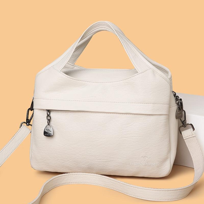 Borsa a Spalla Singola, Borsa a Tracolla Patchwork, Borsa a Mano Casual di Grande Capacità, Borsa da Portare a Spalla