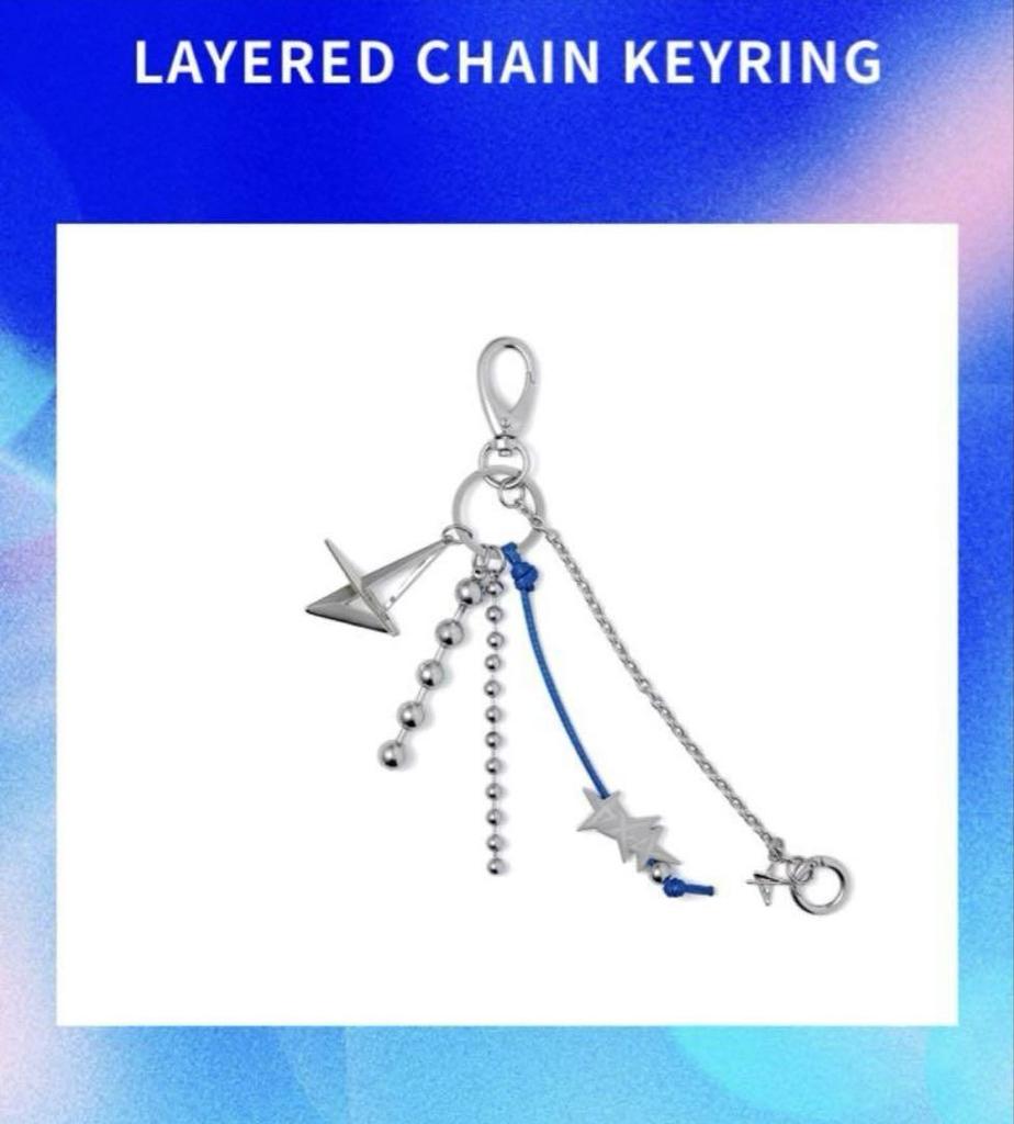 [USED] TXT Holy Water Pop-Up Layered Chain Keyring