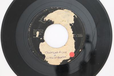 7inch Record CLYDE MCPHATTER - Treasure Of Love / When You're Sinc 45HLE8293 London Records 1956 UK Pop Used