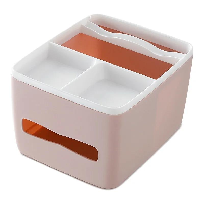 Multifunctional Tissue Box, Remote Control Storage Box, Creative Living Room Dining Room, Household Pumping Box