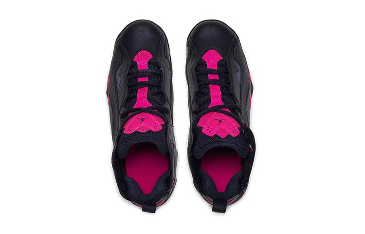 Jordan True Flight Black Dark Grey Deadly Pink GS 342774-009