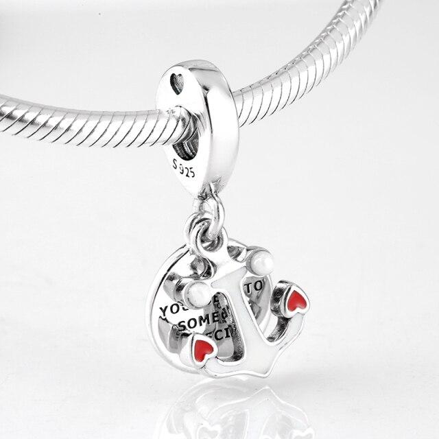 925 Sterling Silver Bead Openwork Sweet Hearts Crown Charms Beads Fit Jiuhao Bracelets Bangles Diy Womens Jewelry