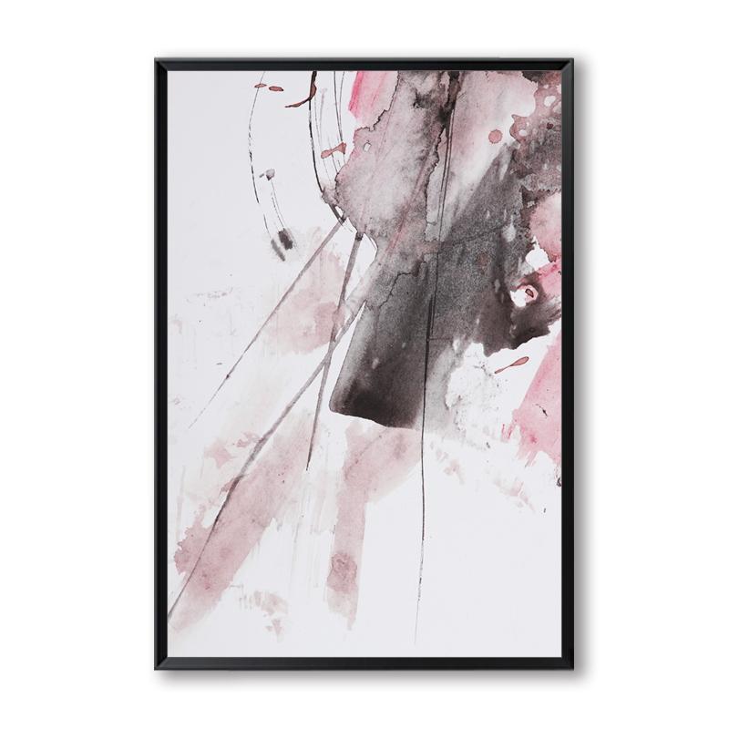 Abstrakcyjna akwarela Splash A4 obraz na płótnie plakat z nadrukiem dekoracja ścienna nowoczesna dekoracja domu Mural