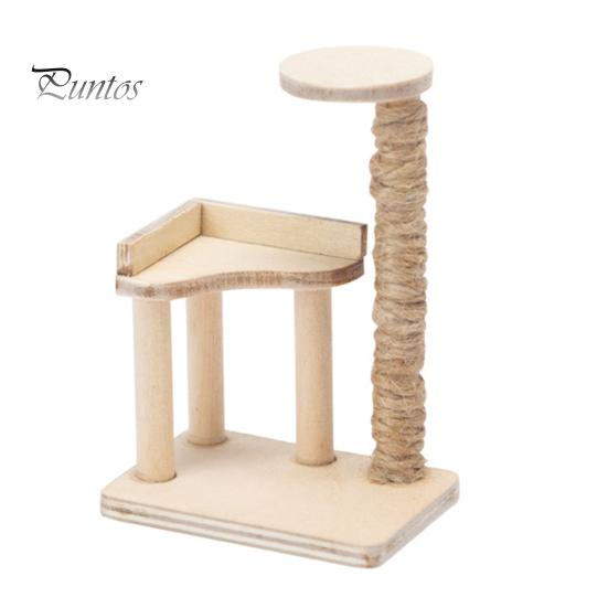 

1/12 модель столба для лазания кота, милая миниатюрная модель ручной работы, ролевая игрушка, мебельный декор, деревянная когтеточка для кошек, мини-модель мебели, украшение для кукольного домика