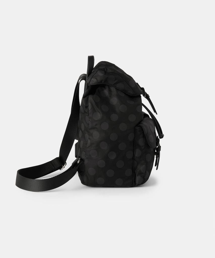 Musinsa Standard Woman Women'S Polka Dot Flap Mini Backpack [Black]