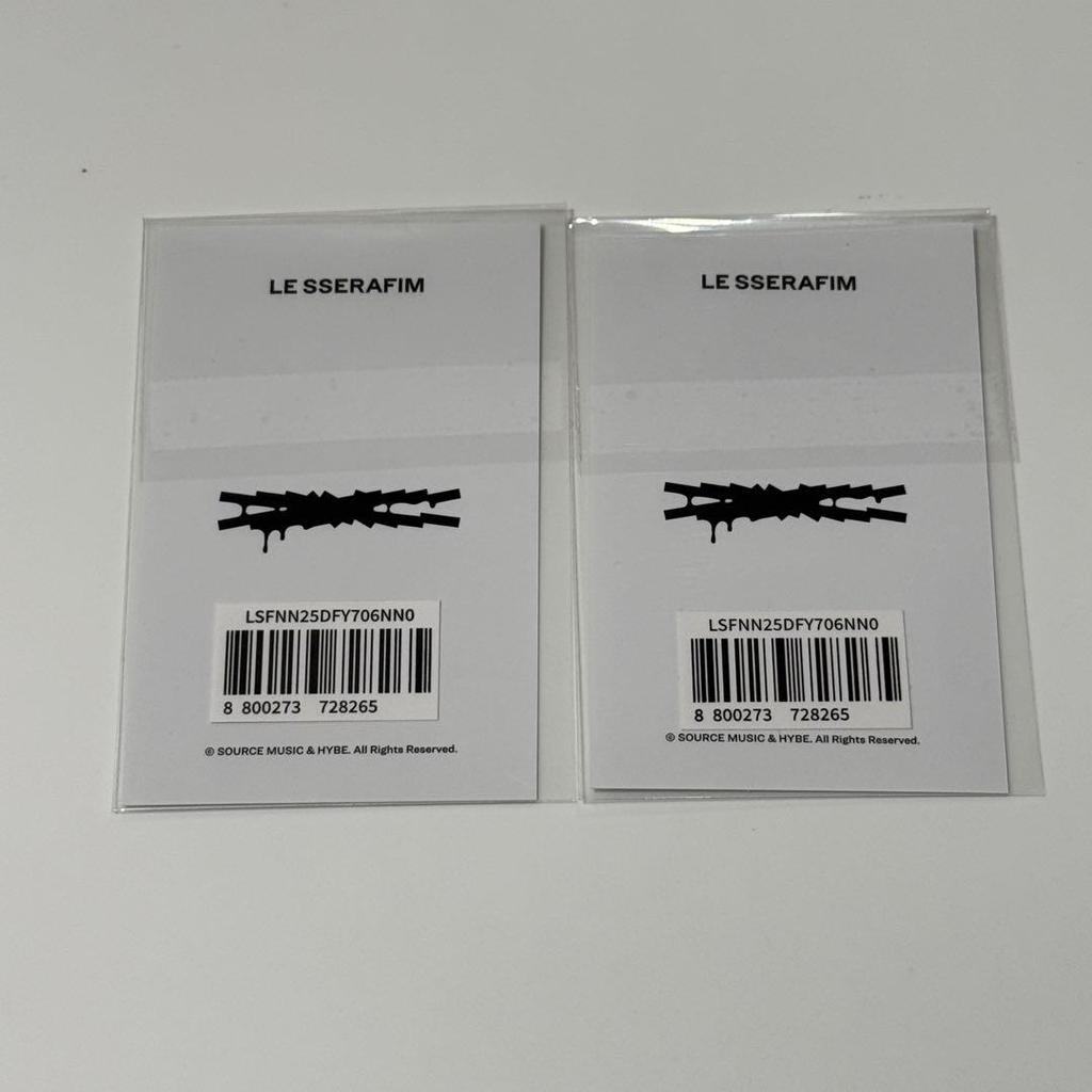 [USED] Luceraphim HOT Kazuha pop-up purchase bonus 2-piece set Cheki