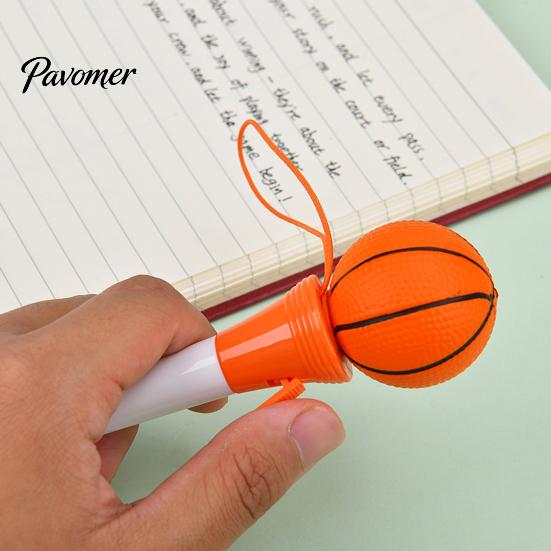 Stress Relief Fidget Pens Sport Funny Writing Pen, Volleyball/Tennis/Rugby/Basketball/Football/Baseball Design, Creative Decompression Colorful