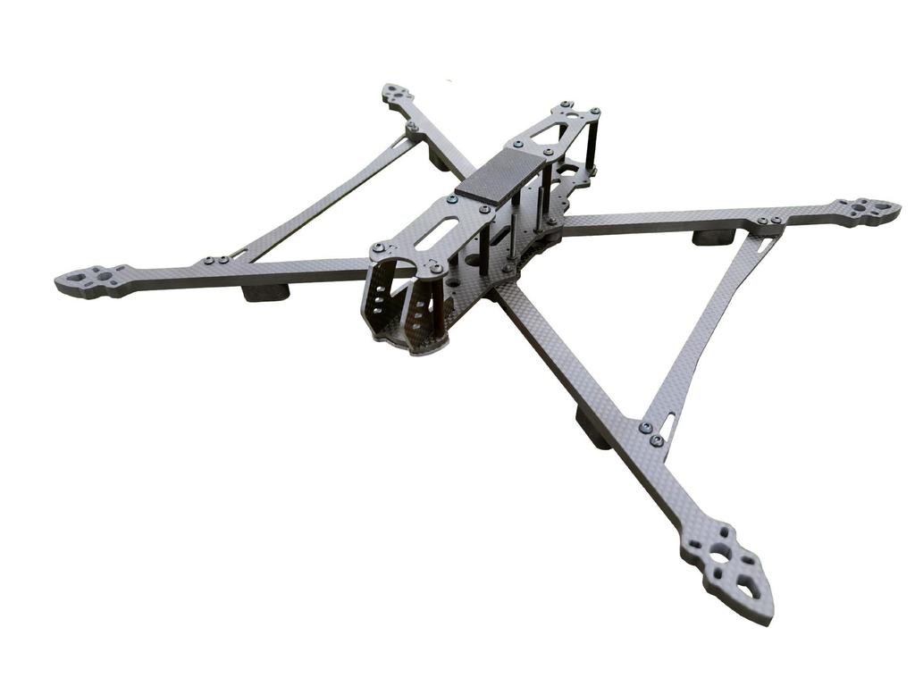 MARK4 V2 Carbon Fiber Drone Frame - FPV Racing, 8/9/10 Inch, Long Endurance.