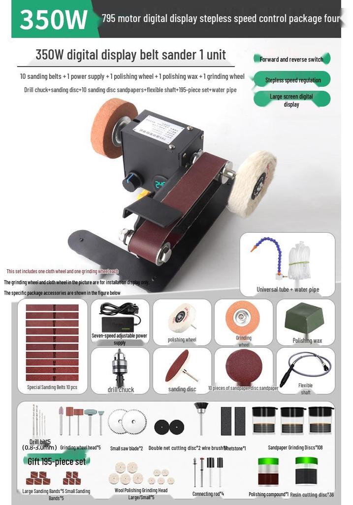 Compact Electric Knife Sharpener & Mini Belt Sander