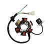 6 Poles 5 Wires Half-Wave Ignition Magneto Stator for GY6 70cc 90cc 110cc 125cc