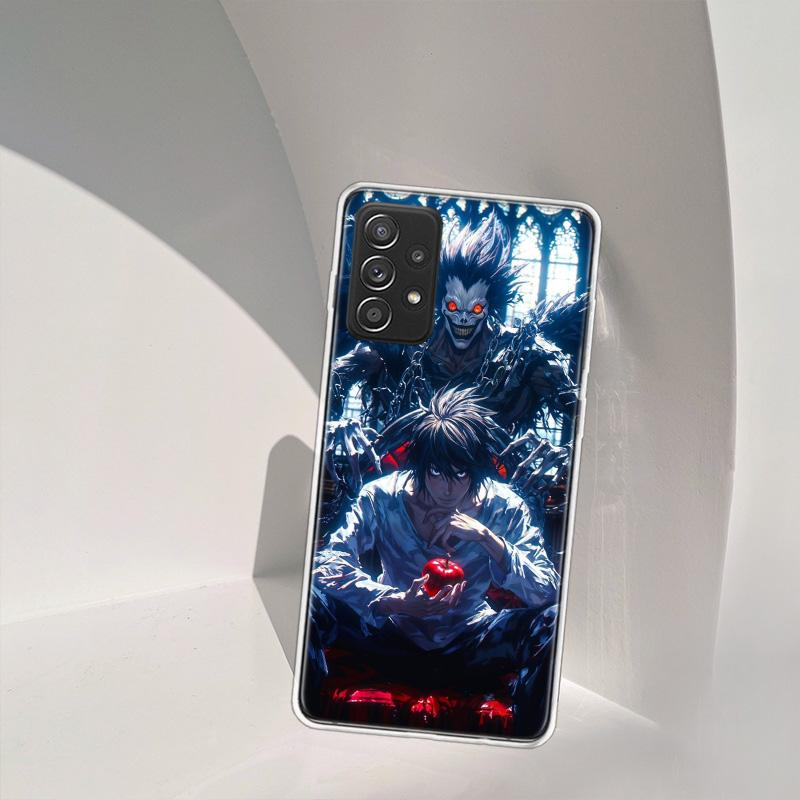 Anime Deth Note Light Yagami Phone Case for Samsung A54 A57 A37 A17 A14 A15 A12 A24 A34 A55 A35 A25 A52S A07 A05S A04S A22 A32 A