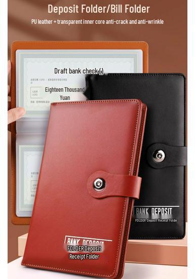 Large Capacity Multifunctional Bank Deposit Organizer & Card Holder