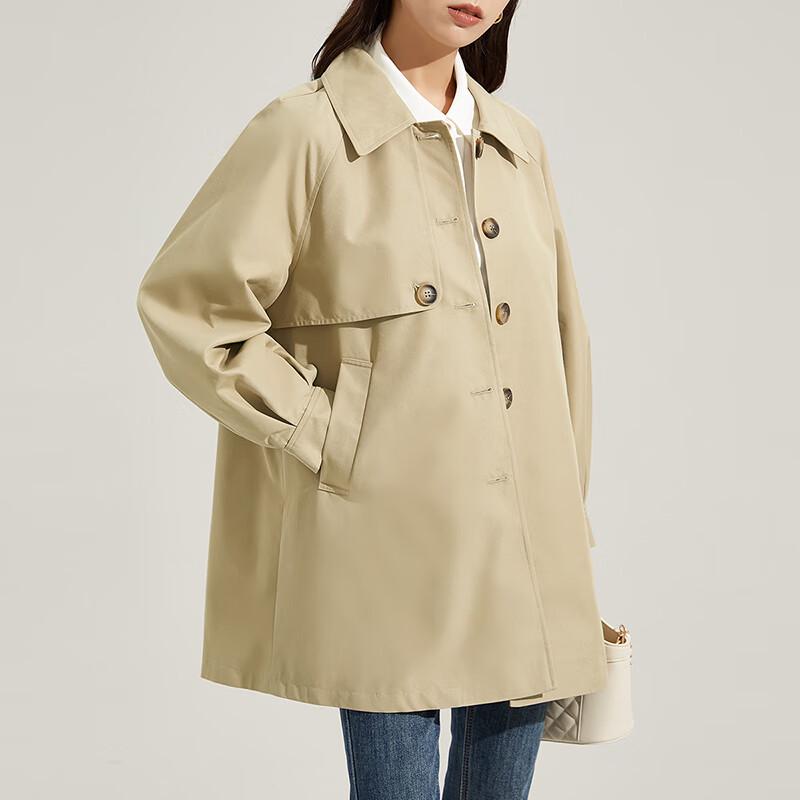 

Women s Classic Versatile Trench Coat S