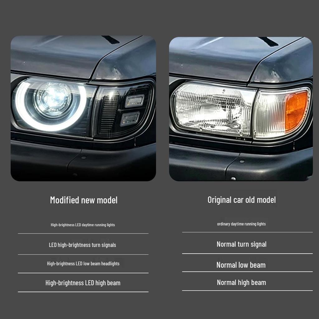 Nissan R50 95-04 LED Projector Headlights w/ DRL & Turn Signals