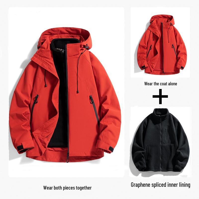 Bird's Unisex 3-in-1 Windproof & Water-Resistant Ski Jacket
